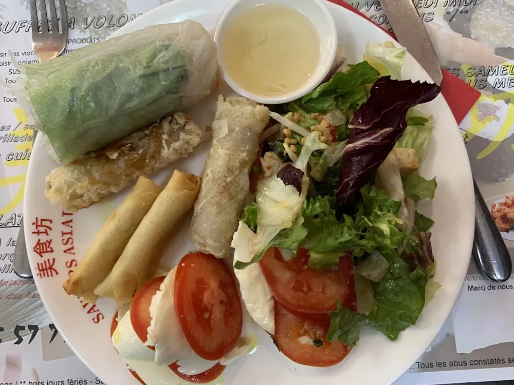 Rouleaux de Printemps Et Nems Végétariens